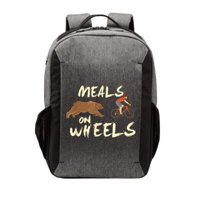 Meals On Wheels Cycling & Nature Design For Mountain Biker Vector Backpack