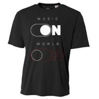 Music On World Off Cooling Performance Crew T-Shirt