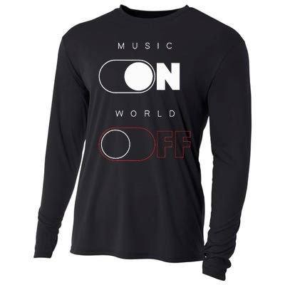 Music On World Off Cooling Performance Long Sleeve Crew