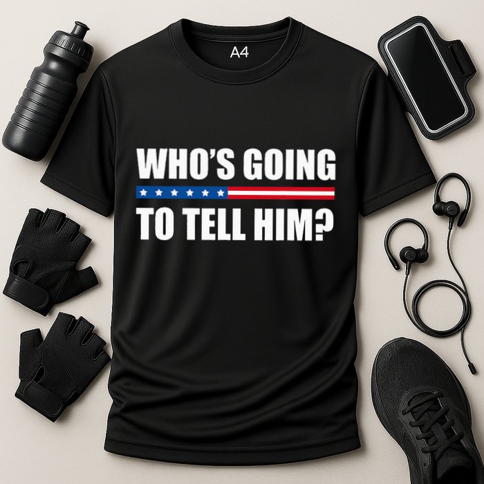 Michelle Obama WhoS Going To Tell Him Cooling Performance Crew T-Shirt