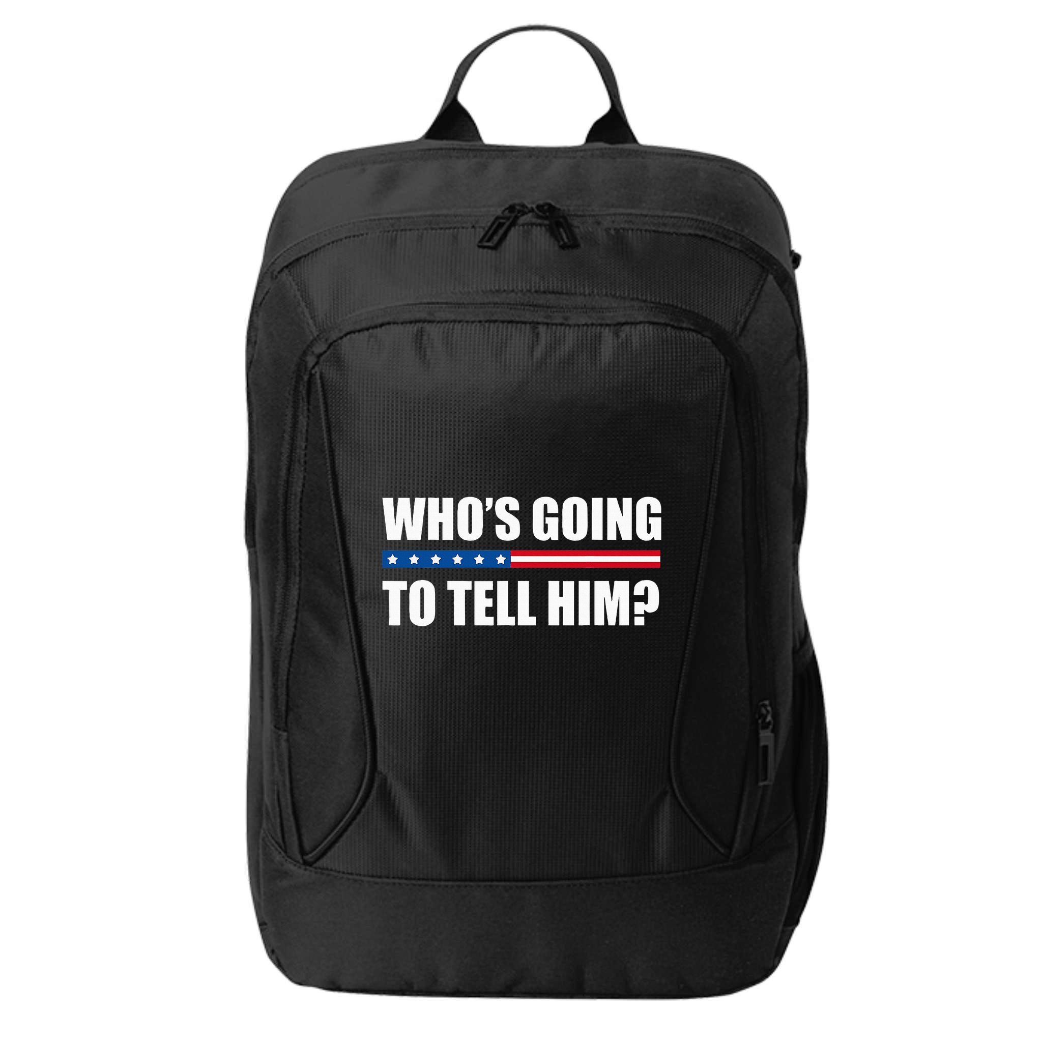 Michelle Obama WhoS Going To Tell Him City Backpack