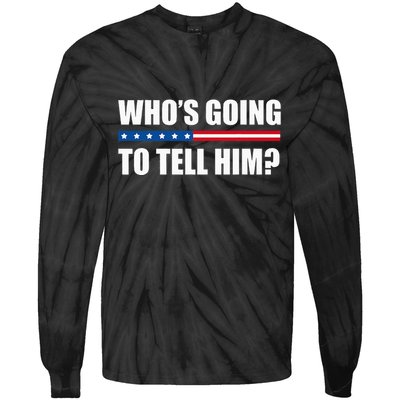 Michelle Obama WhoS Going To Tell Him Tie-Dye Long Sleeve Shirt
