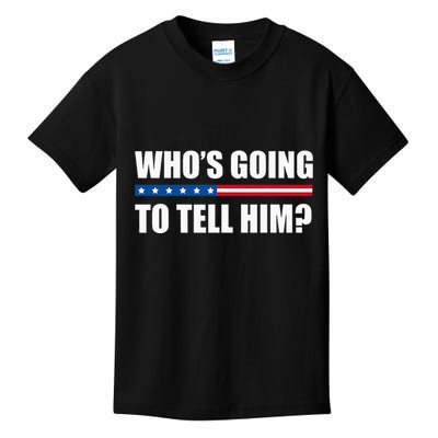 Michelle Obama WhoS Going To Tell Him Kids T-Shirt