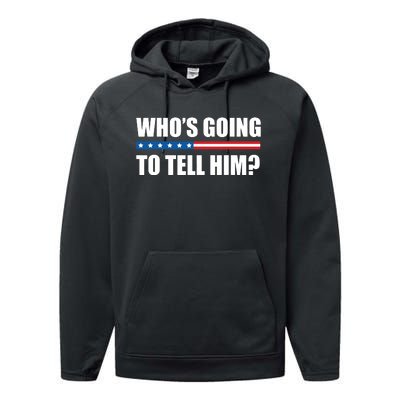 Michelle Obama Whos Going To Tell Him Funny Black Jobs Performance Fleece Hoodie