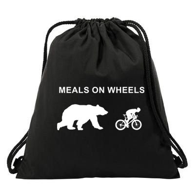 Meals On Wheels Drawstring Bag