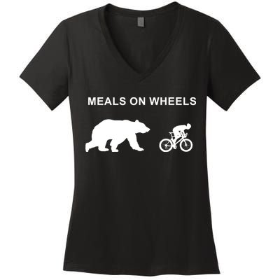 Meals On Wheels Women's V-Neck T-Shirt