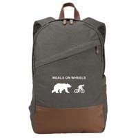 Meals On Wheels Cotton Canvas Backpack