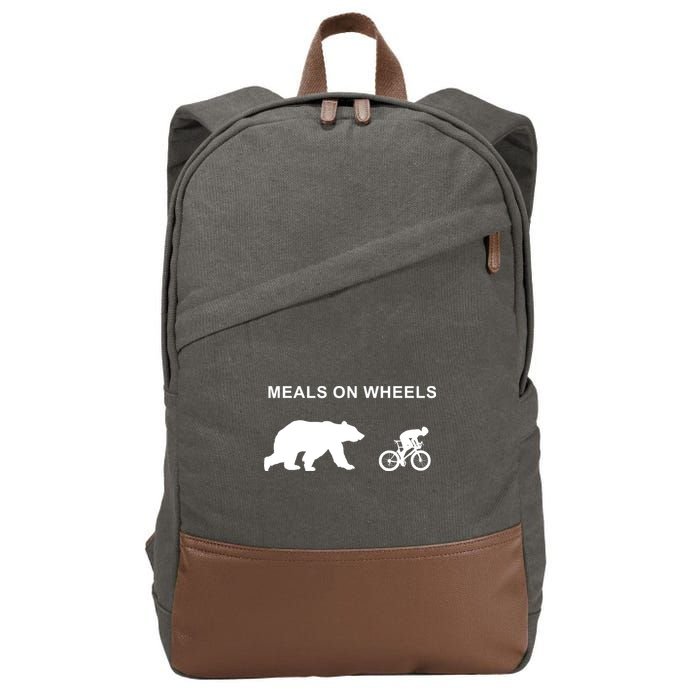 Meals On Wheels Cotton Canvas Backpack