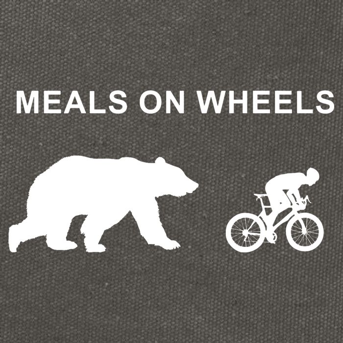 Meals On Wheels Cotton Canvas Backpack