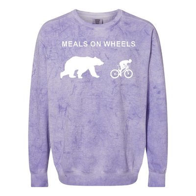 Meals On Wheels Colorblast Crewneck Sweatshirt