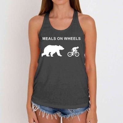 Meals On Wheels Women's Knotted Racerback Tank