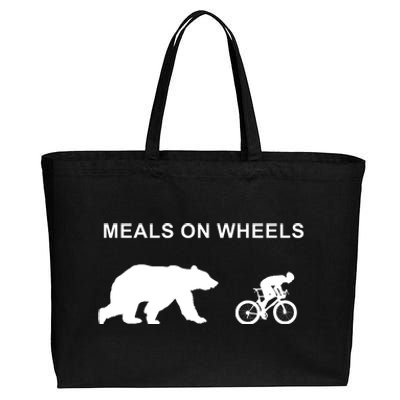 Meals On Wheels Cotton Canvas Jumbo Tote