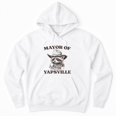 Mayor Of Yapsville Retro Racoons Western Hats Hoodie