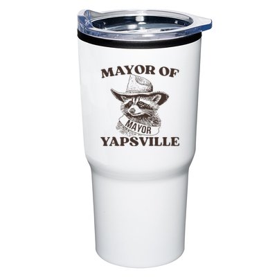 Mayor Of Yapsville Retro Racoons Western Hats Tumbler