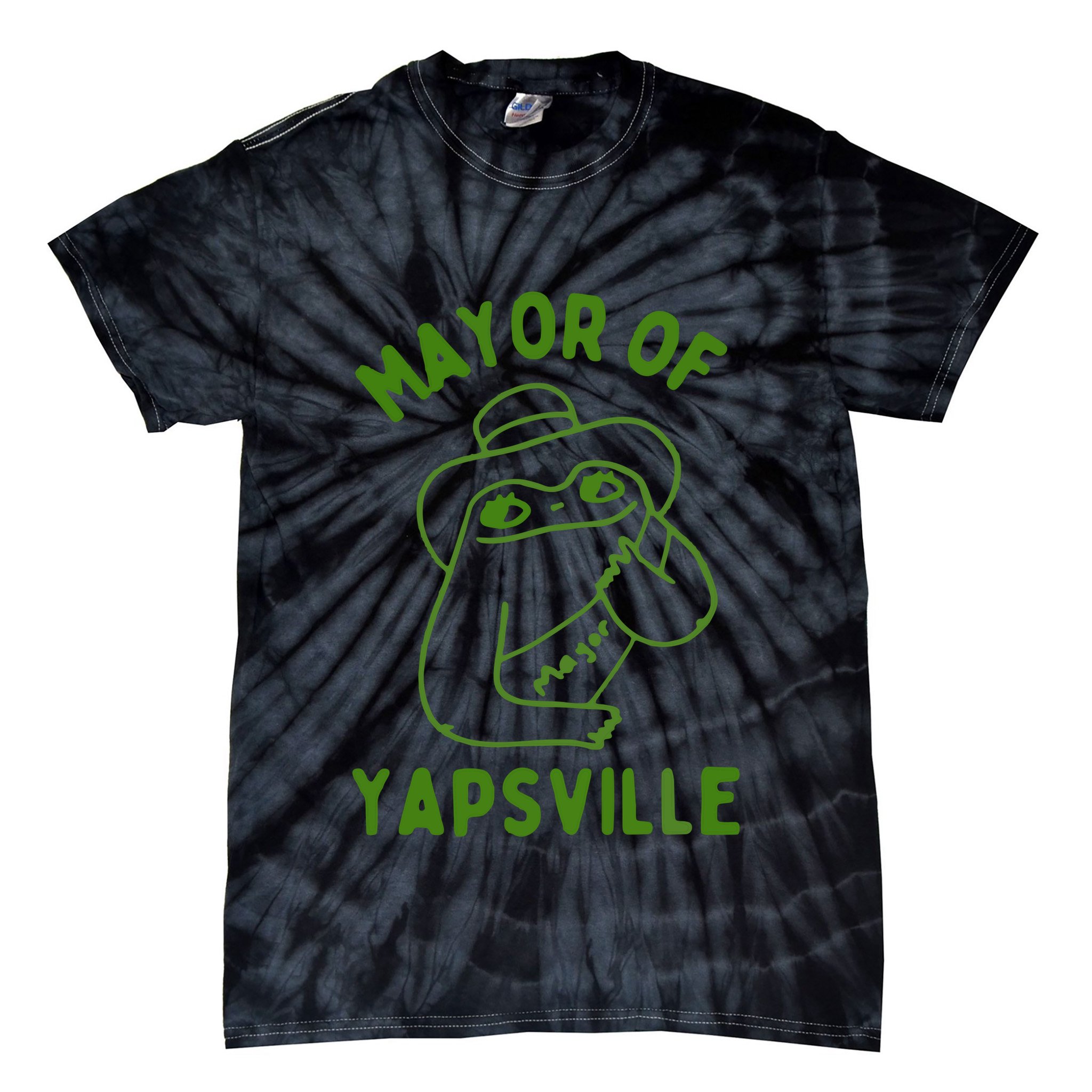 Mayor Of Yapville Tie-Dye T-Shirt