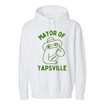 Mayor Of Yapville Garment-Dyed Fleece Hoodie