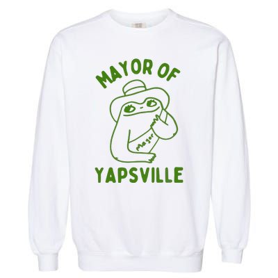 Mayor Of Yapville Garment-Dyed Sweatshirt