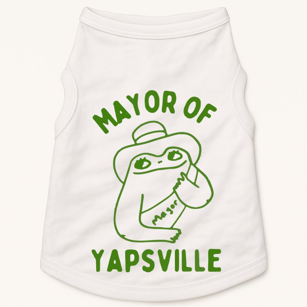 Mayor Of Yapville Doggie Tank