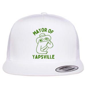 Mayor Of Yapville Flat Bill Trucker Hat