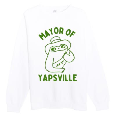 Mayor Of Yapville Premium Crewneck Sweatshirt