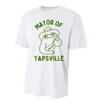 Mayor Of Yapville Performance Sprint T-Shirt