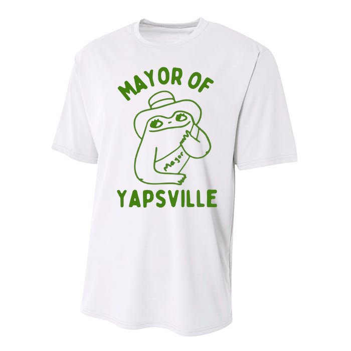 Mayor Of Yapville Performance Sprint T-Shirt