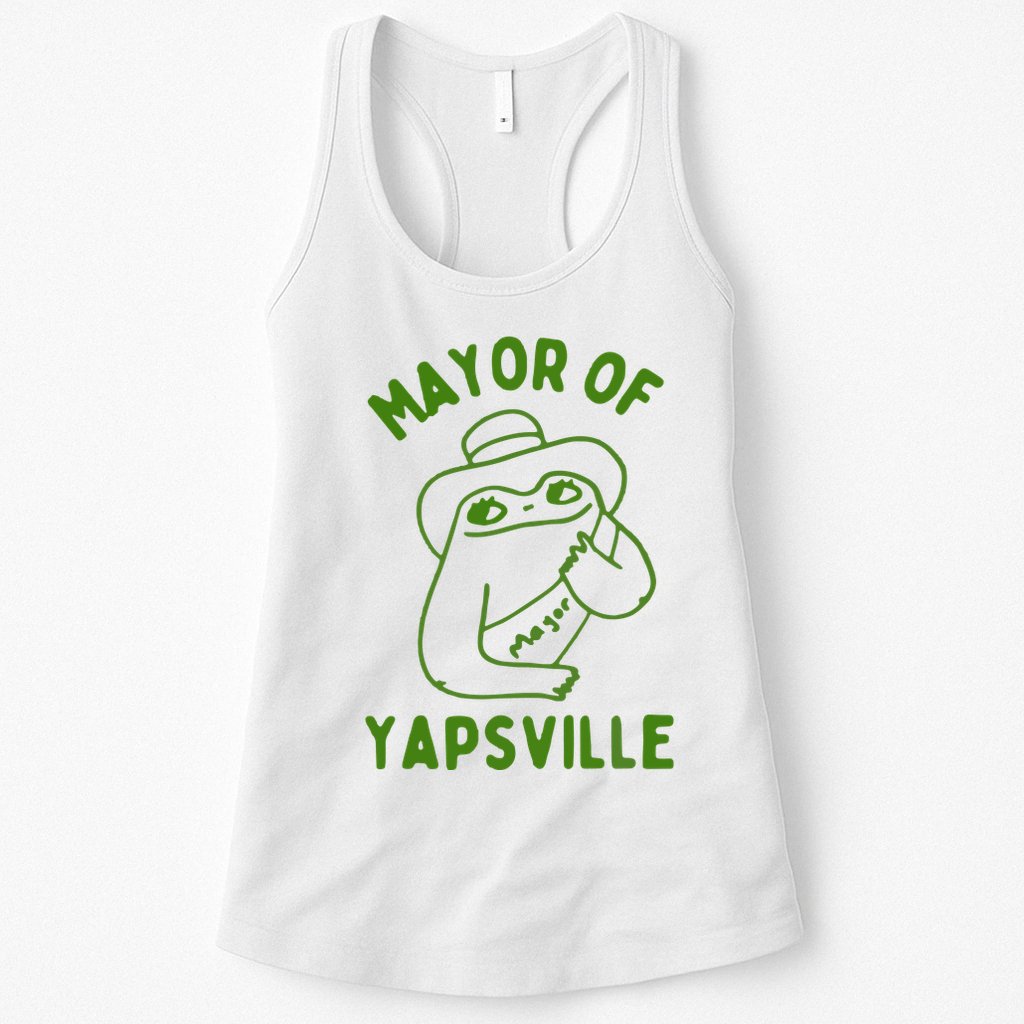 Mayor Of Yapville Womens Tank Top