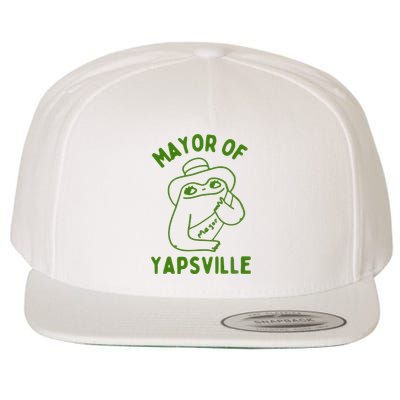 Mayor Of Yapville Wool Snapback Cap