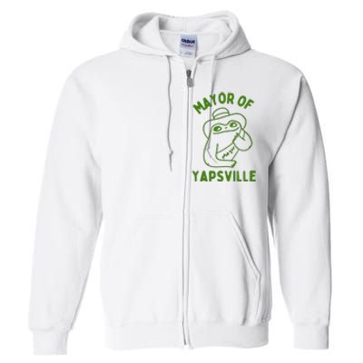 Mayor Of Yapville Full Zip Hoodie