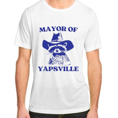 Mayor Of Yapsville Retro Racoons Western Hats Adult ChromaSoft Performance T-Shirt