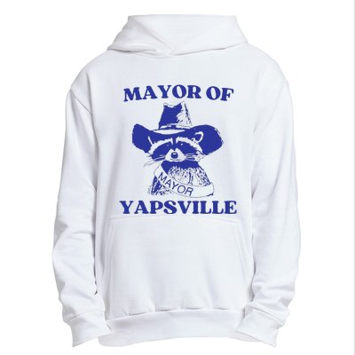 Mayor Of Yapsville Retro Racoons Western Hats Urban Pullover Hoodie