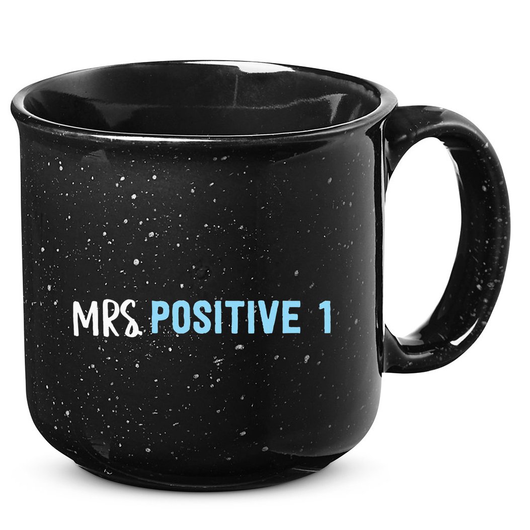 Mrs Positive 1 15oz Campfire Ceramic Mug