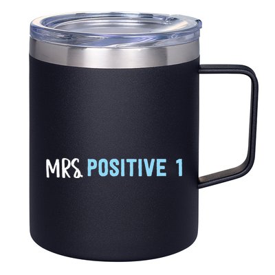 Mrs Positive 1 12oz Stainless Steel Coffee Mug