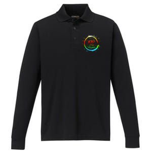 My Pregiftk 100 Days Of School Brighter Teacher Student Gift Performance Long Sleeve Polo