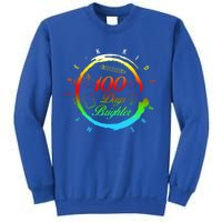 My Pregiftk 100 Days Of School Brighter Teacher Student Gift Sweatshirt