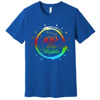 My Pregiftk 100 Days Of School Brighter Teacher Student Gift Premium T-Shirt