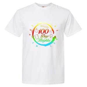 My Pregiftk 100 Days Of School Brighter Teacher Student Gift Garment-Dyed Heavyweight T-Shirt