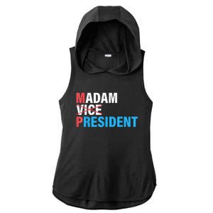 Madam President 2024 Ladies PosiCharge Tri-Blend Wicking Draft Hoodie Tank