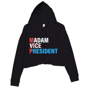 Madam President 2024 Crop Fleece Hoodie