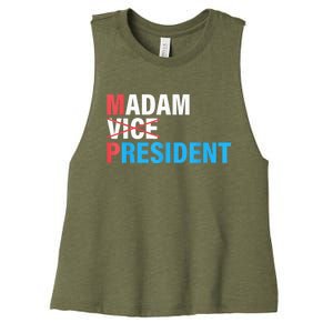 Madam President 2024 Women's Racerback Cropped Tank