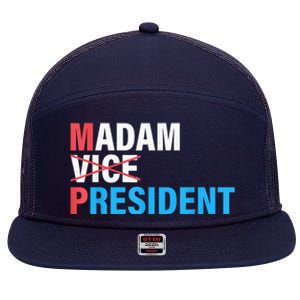 Madam President 2024 7 Panel Mesh Trucker Snapback Hat