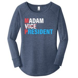 Madam President 2024 Women's Perfect Tri Tunic Long Sleeve Shirt