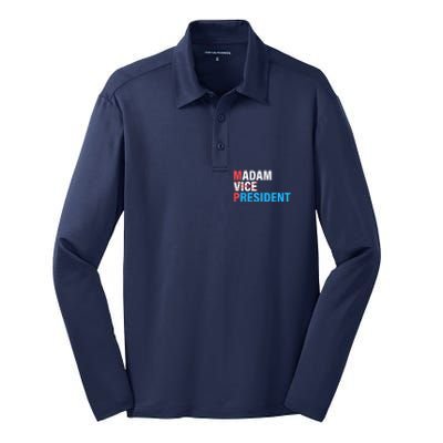 Madam President 2024 Silk Touch Performance Long Sleeve Polo