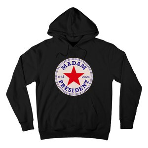 Madam President 2024 Funny Kamala Harris Star Hoodie