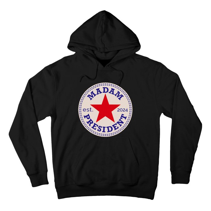 Madam President 2024 Funny Kamala Harris Star Hoodie