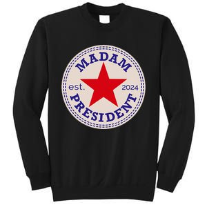 Madam President 2024 Funny Kamala Harris Star Sweatshirt