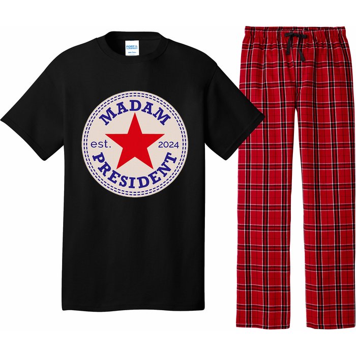 Madam President 2024 Funny Kamala Harris Star Pajama Set