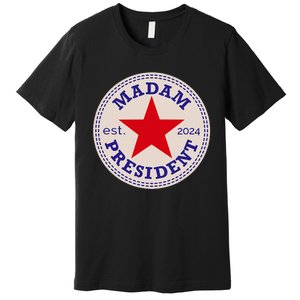 Madam President 2024 Funny Kamala Harris Star Premium T-Shirt