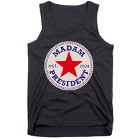 Madam President 2024 Funny Kamala Harris Star Tank Top