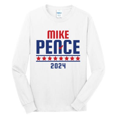 Mike Pence 2024 American Presidential Election 2024 USA Tall Long Sleeve T-Shirt